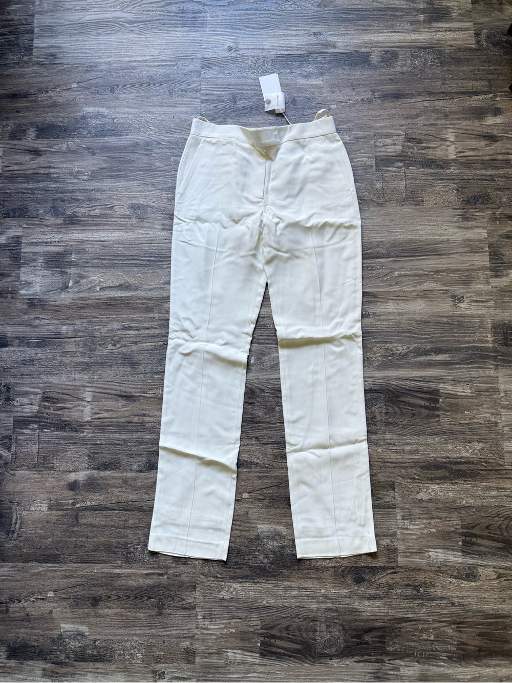 NWT - Helmut Lang Straight White Trousers